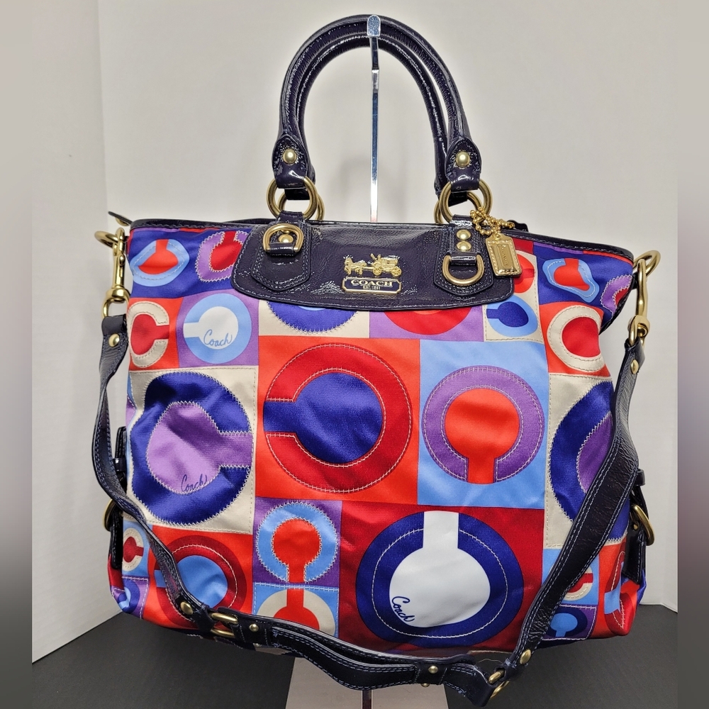 Coach Signature C's Madison Op Art Julianne Shoulder Bag #K0826-13253